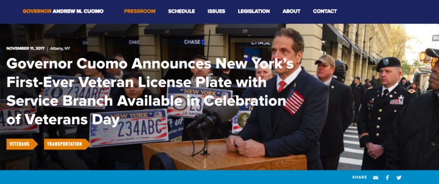 GAMC Announce Branch Specific License Plates